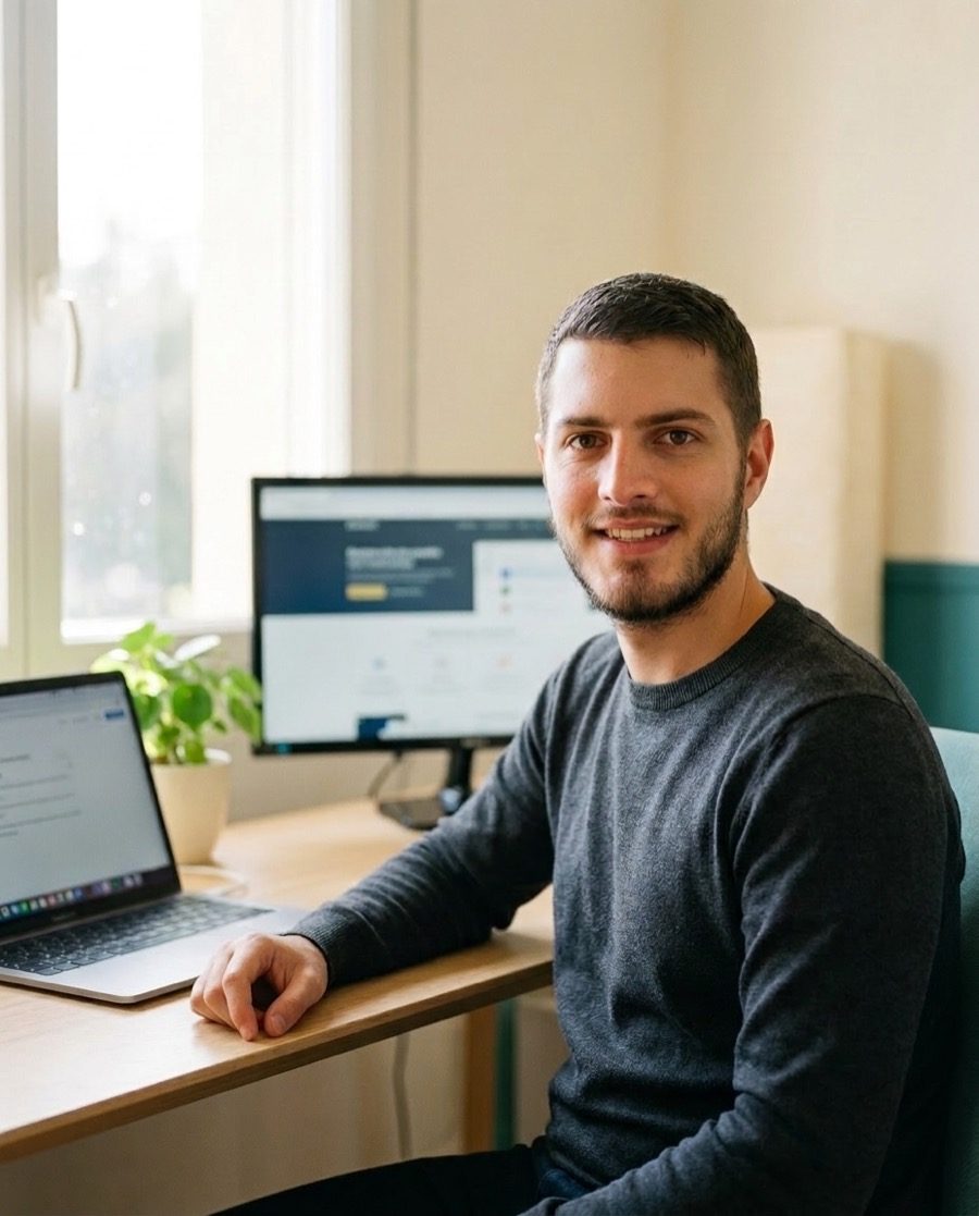 Jonathan Dewaele, fondateur et développeur d'Axiom